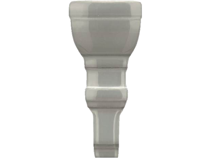 На изображении товар CERAMICHE GRAZIA Угловой элемент FORMAE ANGOLO FINALE FIDIA 10X2,5 STEEL от официального представителя в Москве