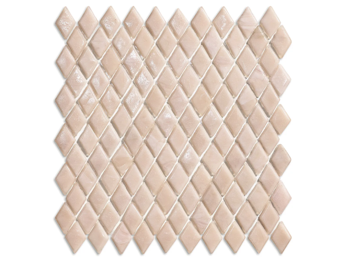 На изображении товар Sicis Стеклянная мозаика Diamond ITEM T45 Natrolite chips size 23х40 mm sheet size 251x253 mm от официального представителя в Москве