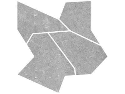 Living Ceramics Керамогранит Noon Grey Deco Mosaic Anti-slip 59,8x59,8