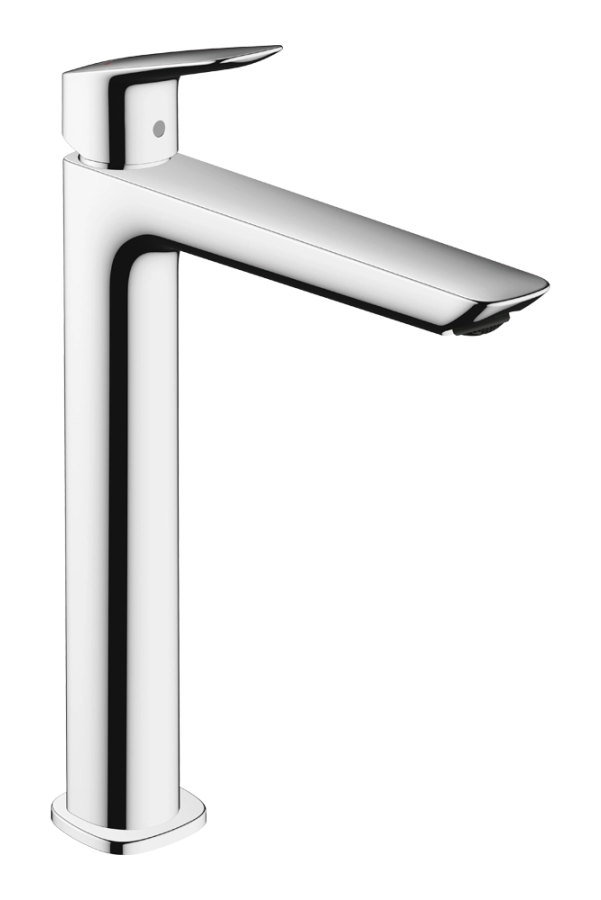 Смеситель для раковины Hansgrohe Logis, однорычажный, 240 Fine, с донным клапаном, цвет хром