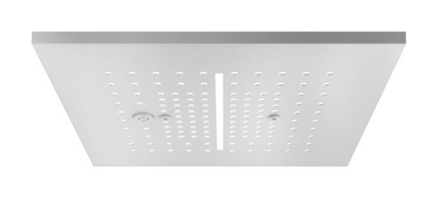 Накладная панель верхнего душа Gessi Minimali, 350x350 мм, для многофункциональной душевой системы, цвет White CN
