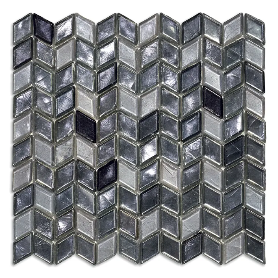Sicis Стеклянная мозаика Diamond Blends ITEM T45 Triton Blend chips size 23х40 mm sheet size 251x253 mm