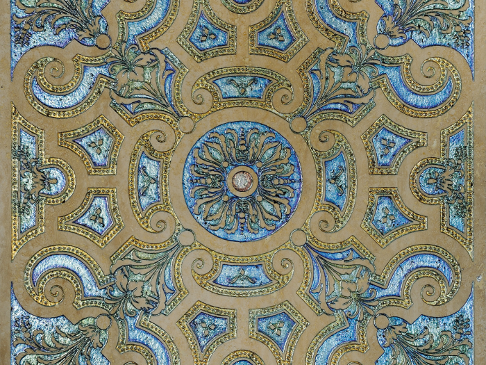 На изображении товар Akros Venezia Камень Axioma Ania T Travertino Classico Silver 40x40x1 от официального представителя в Москве