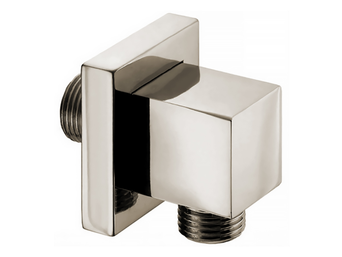 На изображении товар Шланговое подсоединение Bossini  1/2 для душа, цвет никель шлифованный от официального представителя в Москве