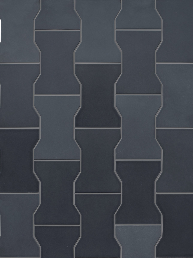 Sartoria Керамическая плитка Equus Pavé Black Matt 16.8x23.3 - изображение 1