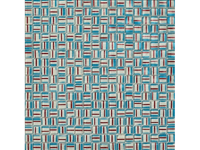 На изображении товар Sicis Стеклянная мозаика Ragtime Mosaic Hughes chips size 15х15 mm sheet size 295x295 mm от официального представителя в Москве
