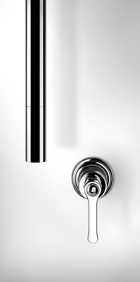 Смеситель Gessi Venti20, настенный, на 1 выход, внешняя часть, цвет Antique Brass - изображение 1