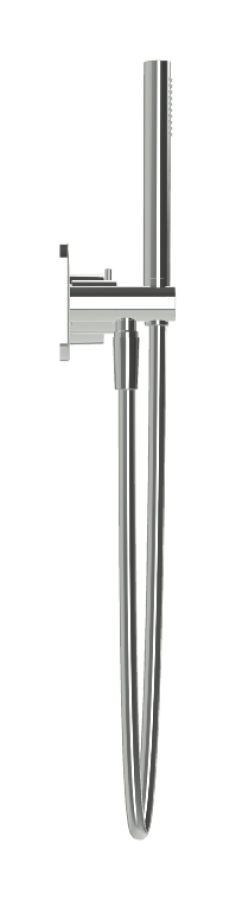 Смеситель для душа Carlo Frattini SO, с переключателем на 2 потребителя, ручным душем, гибким шлангом 1500 мм, без ручек, ширина 297 мм, внешняя часть, цвет хром - изображение 2