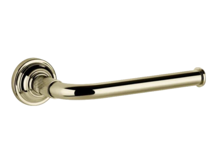 На изображении товар Бумагодержатель Gessi Venti20 Accessori, настенный, без крышки, ширина 166 мм, цвет Brass PVD от официального представителя в Москве