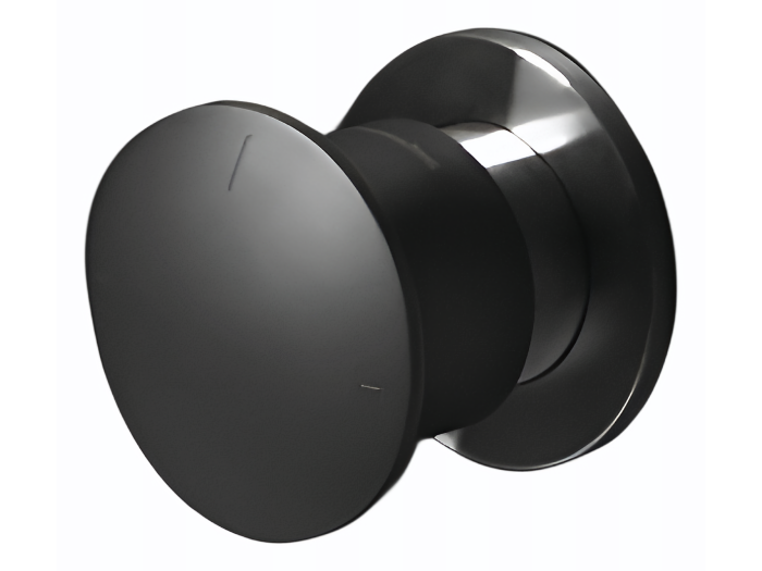 На изображении товар Смеситель скрытого монтажа Antonio Lupi Mayday, монокомандный, с высокой пропускной способностью, цвет Graffite от официального представителя в Москве