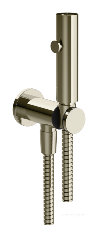 Душ гигиенический Gessi Tondo, настенный, цвет Nickel PVD