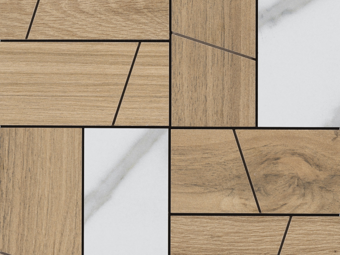 На изображении товар La Fabbrica Ava Керамогранит Honey Wood 30X30 Inciso Nat Ret Mix 5 Essenze от официального представителя в Москве