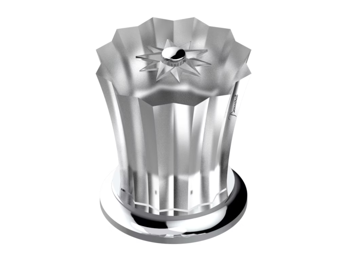 На изображении товар Запорный вентиль THG Mille Nuits-Clear crystal, цвет хром от официального представителя в Москве