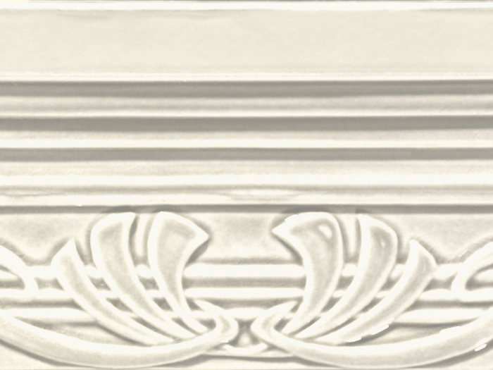 На изображении товар CERAMICHE GRAZIA  Бордюр EPOQUE TERMINALE 12X20 BEIGE/IVORY MATT от официального представителя в Москве