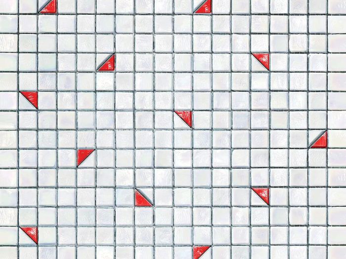 На изображении товар Sicis Стеклянная мозаика Coriandoli Cor 304 chips size 15х15 mm sheet size 295x295 mm от официального представителя в Москве