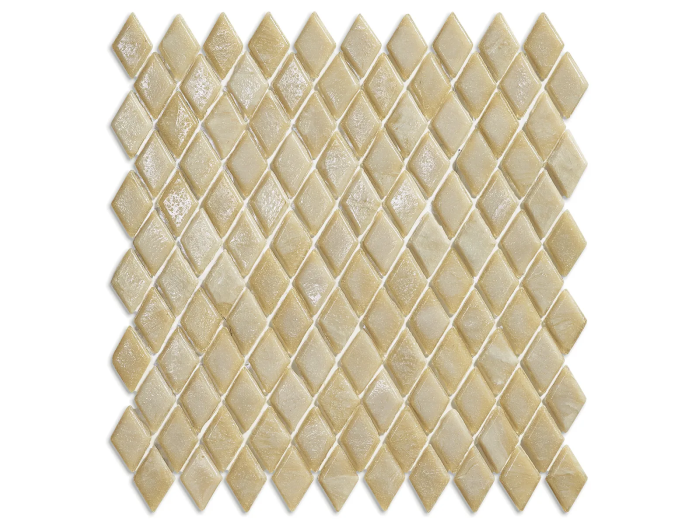 На изображении товар Sicis Стеклянная мозаика Diamond ITEM T45 Sancy chips size 23х40 mm sheet size 251x253 mm от официального представителя в Москве