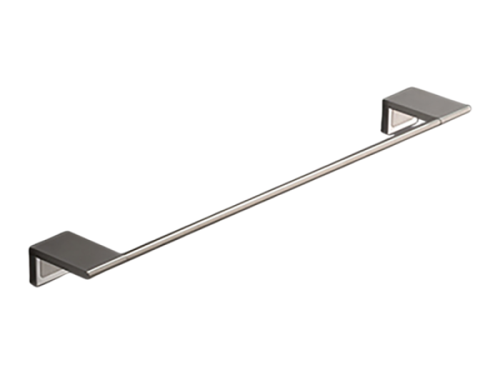 На изображении товар Полотенцедержатель CEA Design Duet, настенный, L- 450 мм, сталь, цвет Black Diamond сатинированный от официального представителя в Москве