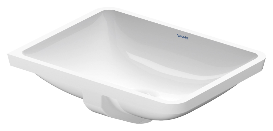 Раковина Duravit Starck 3 встраиваемая снизу, 490x365 мм, с переливом, цвет белый с покрытием WonderGliss