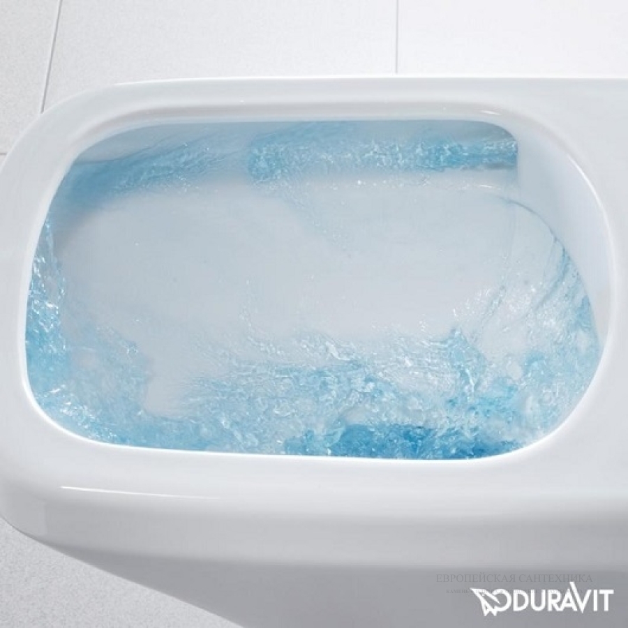 Унитаз Duravit DuraStyle Rimless подвесной в комплекте с крышкой, 370x540 мм, цвет белый - изображение 4