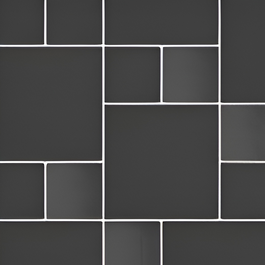 Micro. Керамогранит Microtiles X4 Double Mix Glaze Black 25,6x35,1