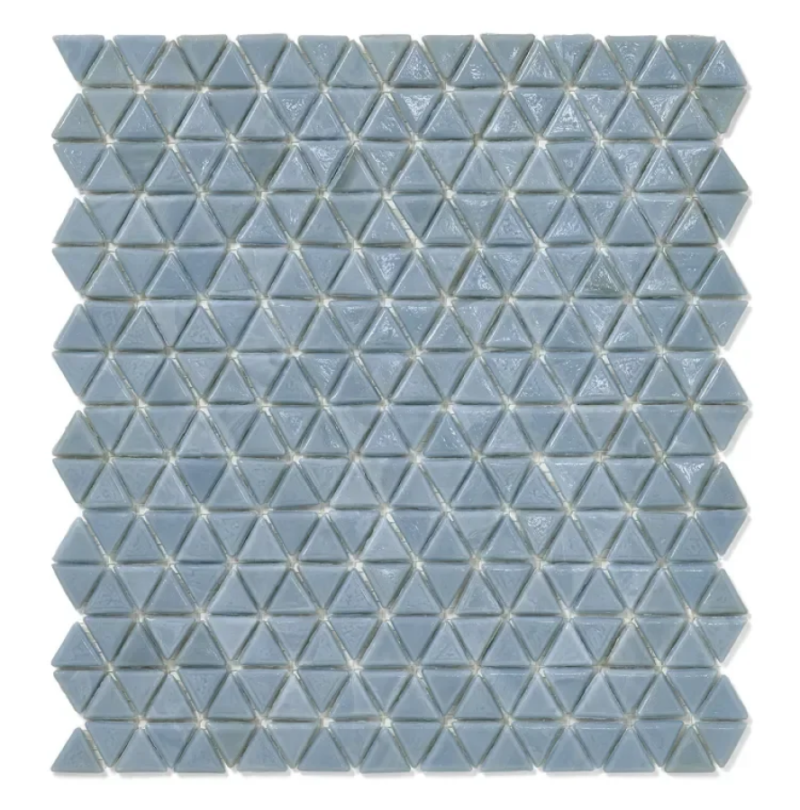 Sicis Смальтовая мозаика Trigono Mosaic Artico chips size 19x21 mm sheet-size 284x300 mm