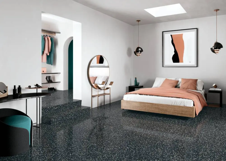 REFIN Керамогранит FLAKE BLACK MEDIUM SOFT R 60x60 - изображение 1