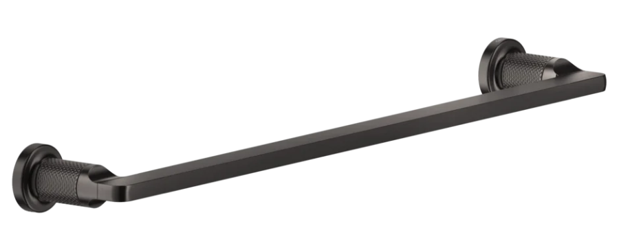 Полотенцедержатель Gessi Inciso 450 мм, настенный, цвет Black Metal Brushed PVD