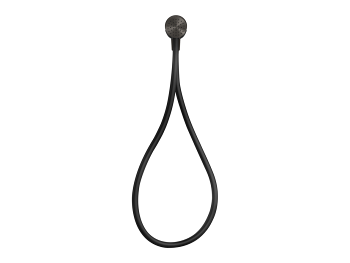 На изображении товар Ручной душ Gessi HI-FI, настенный, магнитный, цвет Black Metal Brushed PVD от официального представителя в Москве