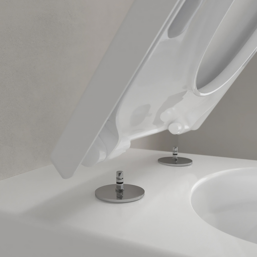 Сиденье с крышкой Villeroy&Boch Subway 2.0 375х459 мм, белое - изображение 2