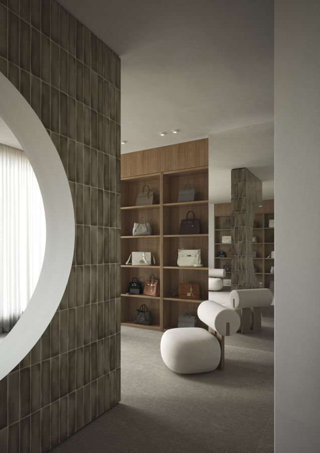 Iris Ceramica Керамическая плитка Theke Tempere Grigio glossy 30x7,5 - изображение 11