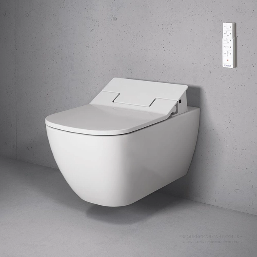 Duravit Happy D.2 унитаз подвесной 620 мм, вертикальный смыв, безободковый, WG, цвет белый