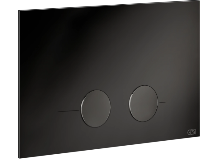 На изображении товар Клавиши смыва Gessi Placche WC, для Tece TeceBox, TeceProfil, TeceProfil Octa 2, TeceConstruct, цвет Black Metal PVD от официального представителя в Москве