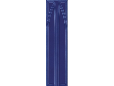 CERAMICHE GRAZIA Керамическая плитка EPOQUE BELVEDERE 20X80 COBALT CRAQUELE