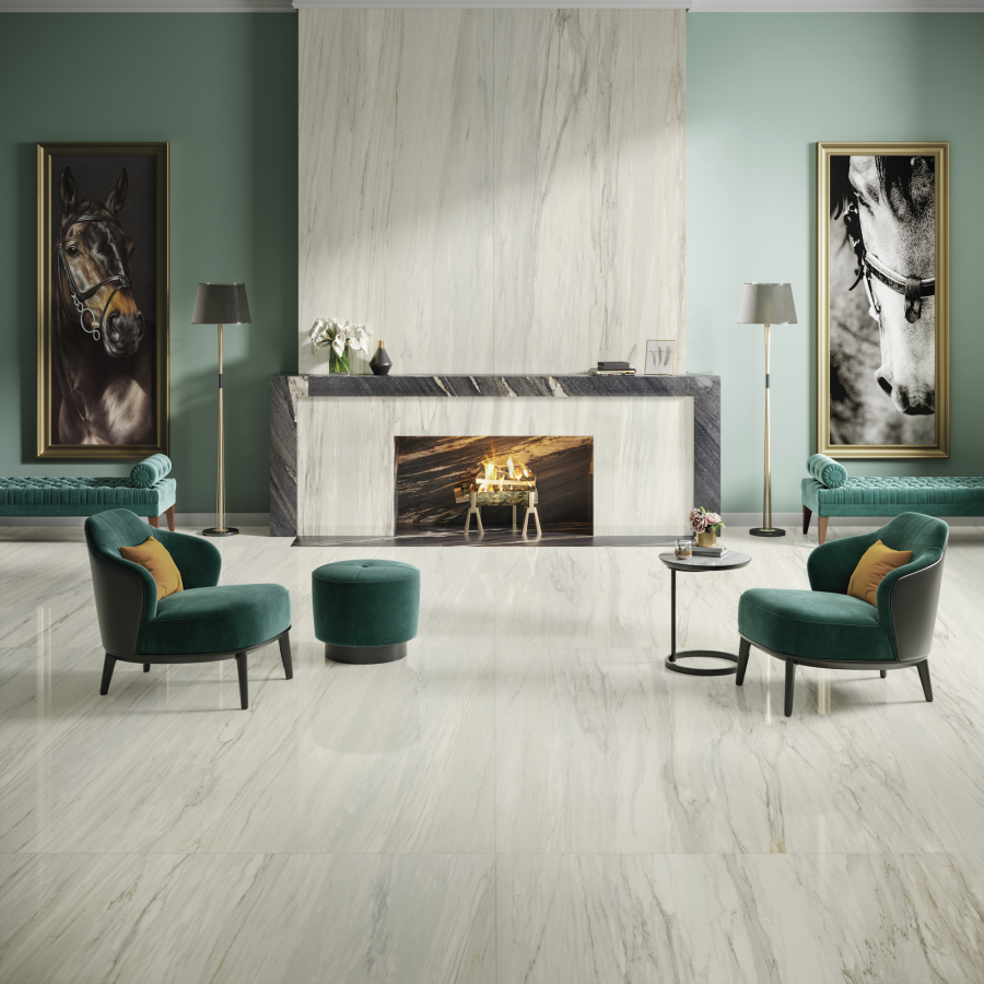 FMG Maxfine Керамогранит Marmi Delicato cremo lucidato 150x75 - изображение 3