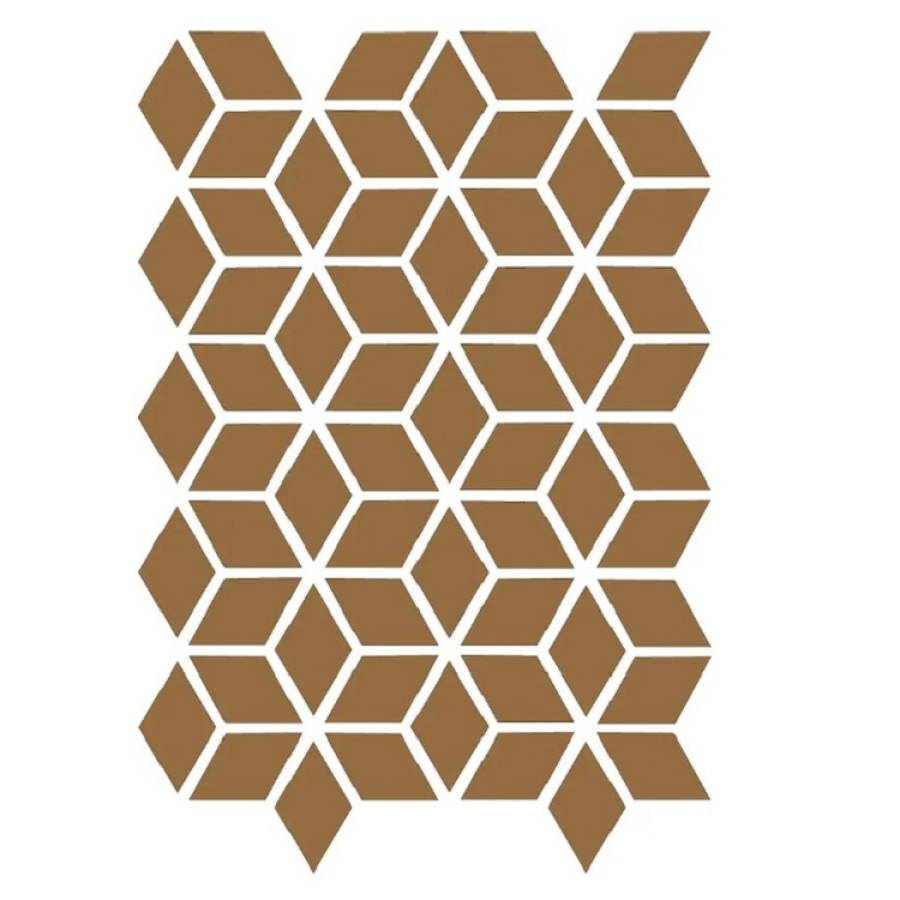 Etruria Керамогранит Xxs Rombo E 4X7 Su Rete Monocolore Biscotto