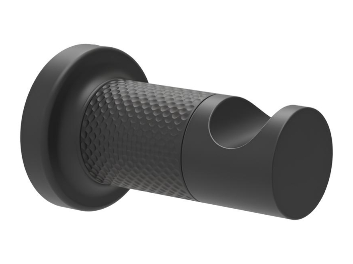 На изображении товар Крючок Gessi Inciso ⌀26х69 мм, настенный, цвет Matte Black от официального представителя в Москве