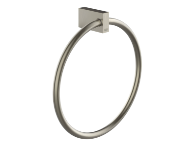 Полотенцедержатель Gessi Rettangolo, кольцевой, настенный, Ø220 мм, цвет Finox Brushed Nickel
