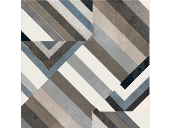 На изображении товар Mutina Керамогранит Azulej Prata Nero 20x20 от официального представителя в Москве