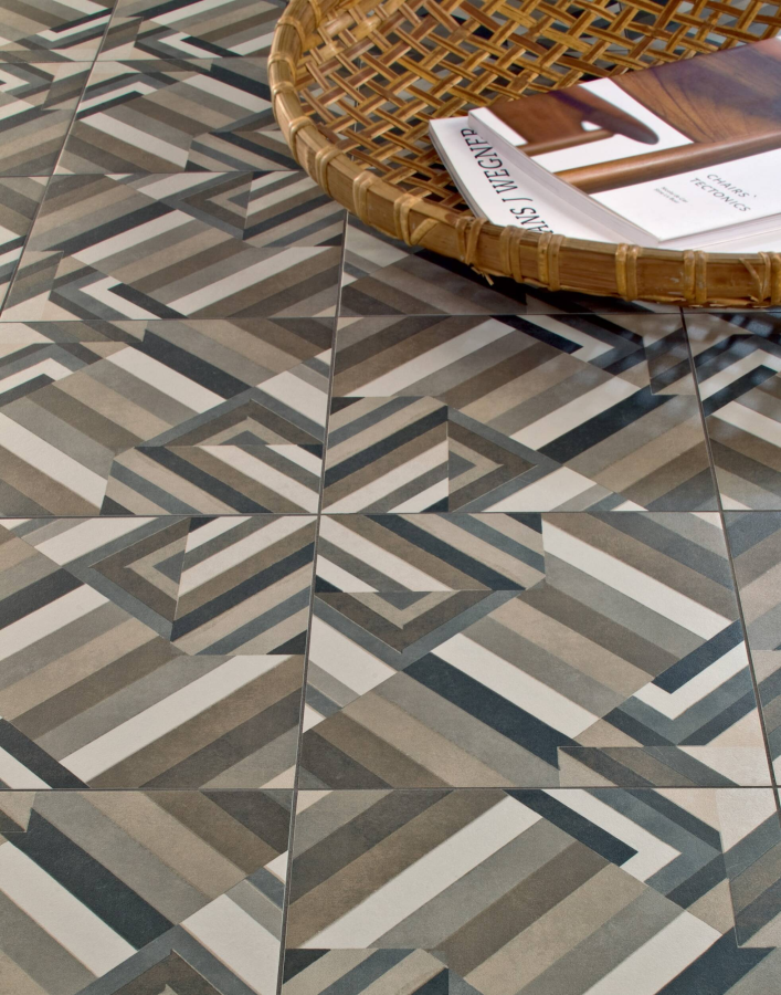 Mutina Керамогранит Azulej Prata Nero 20x20 - изображение 2