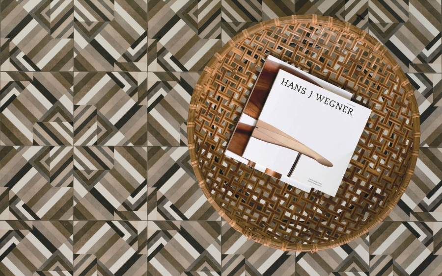 Mutina Керамогранит Azulej Prata Nero 20x20 - изображение 1