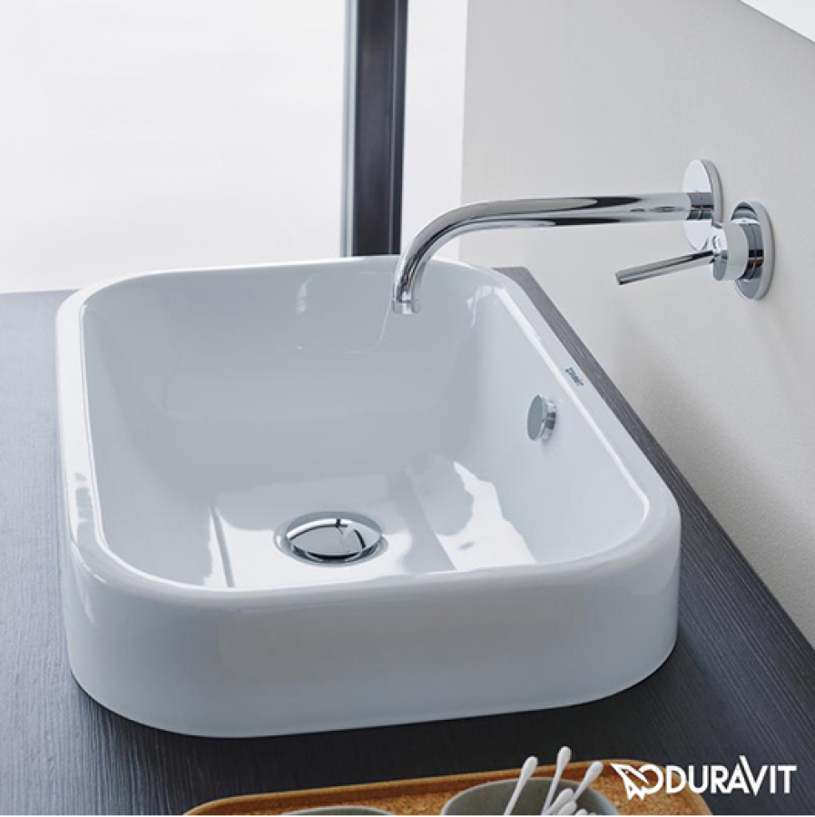 Раковина накладная 600 мм, Duravit Happy D.2. белая - изображение 1