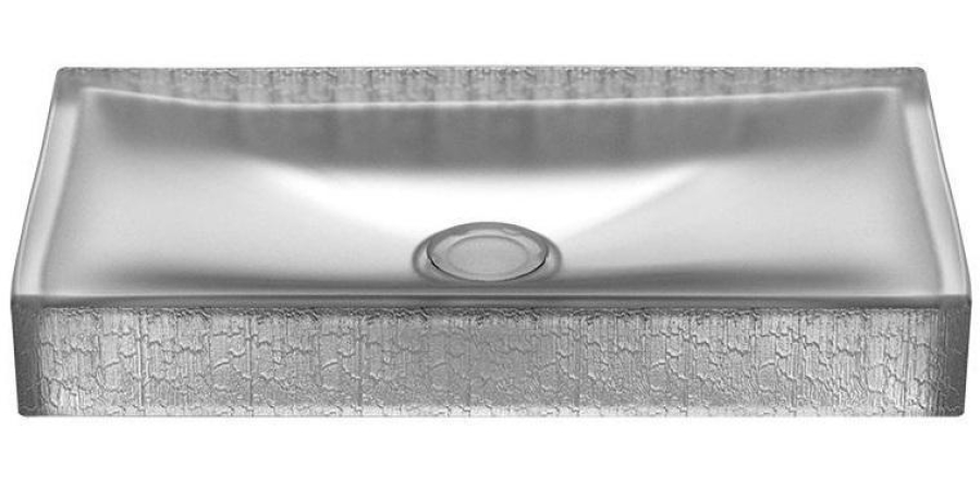 Раковина Gessi Incastri, накладная, 75603-561, 707 х 382 мм, цвет Ghiaccio