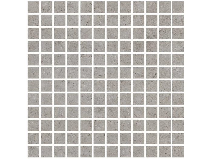 На изображении товар Living Ceramics Керамогранит Bera&Beren Greige Mosaic 25 Bush hammered 29,8x29,8 от официального представителя в Москве
