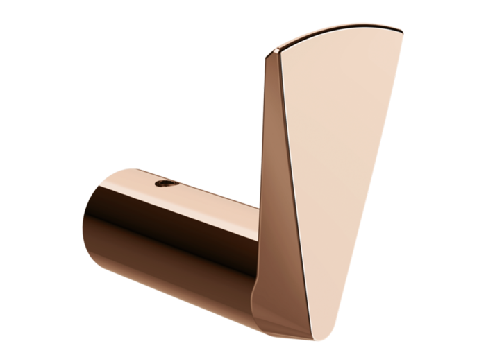 На изображении товар Крючок Gessi Ventaglio, 27x50xh56 мм, настенный, цвет Copper PVD от официального представителя в Москве