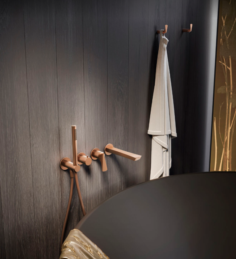 Крючок Gessi Ventaglio, 27x50xh56 мм, настенный, цвет Copper PVD - изображение 1