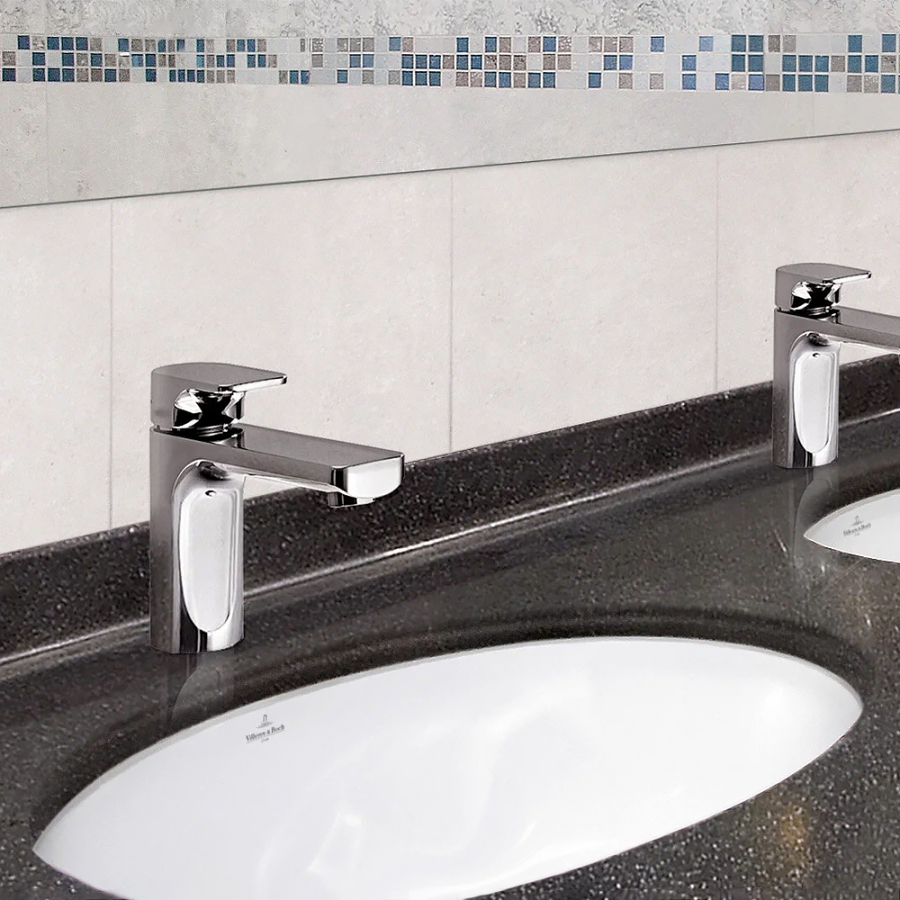 Раковина Villeroy&Boch Evana 455x305 мм, под столешницу, наружная сторона глазурь, округлая, без отверстия д/смесителя, с переливом, цвет белый - изображение 5