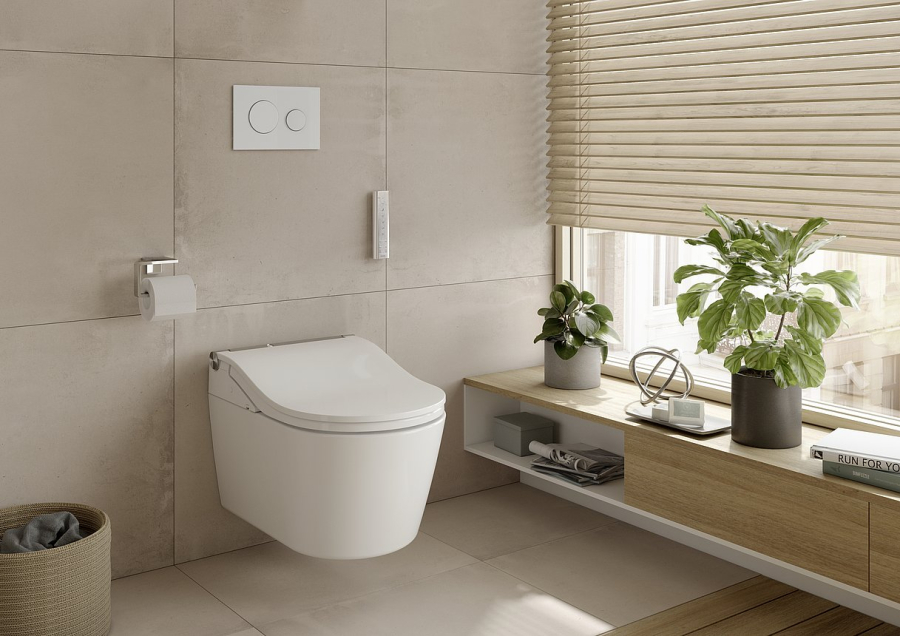 Cиденье Toto Washlet RW  с дистанционным управлением с функцией EWATER+, для унитаза CW542ERY, 391×579×108мм, цвет белый - изображение 3