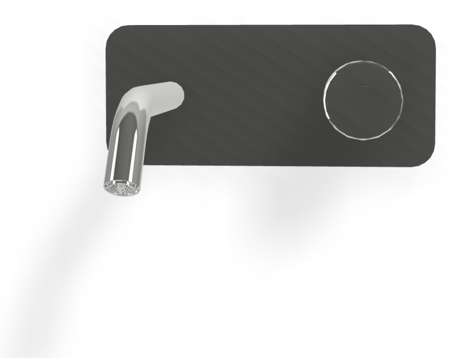 Смеситель для раковины Carlo Frattini Spillo Tech, ручка X Collection, с донным клапаном Click-Clack, излив 150 мм, внешняя часть, цвет хром - изображение 1