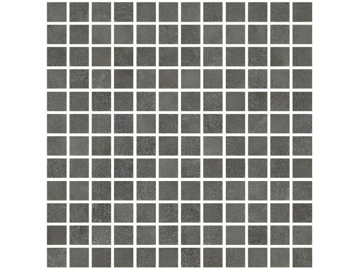 На изображении товар Living Ceramics Керамогранит Floss Graphite Mosaic 25 Anti-slip 29,8x29,8 от официального представителя в Москве