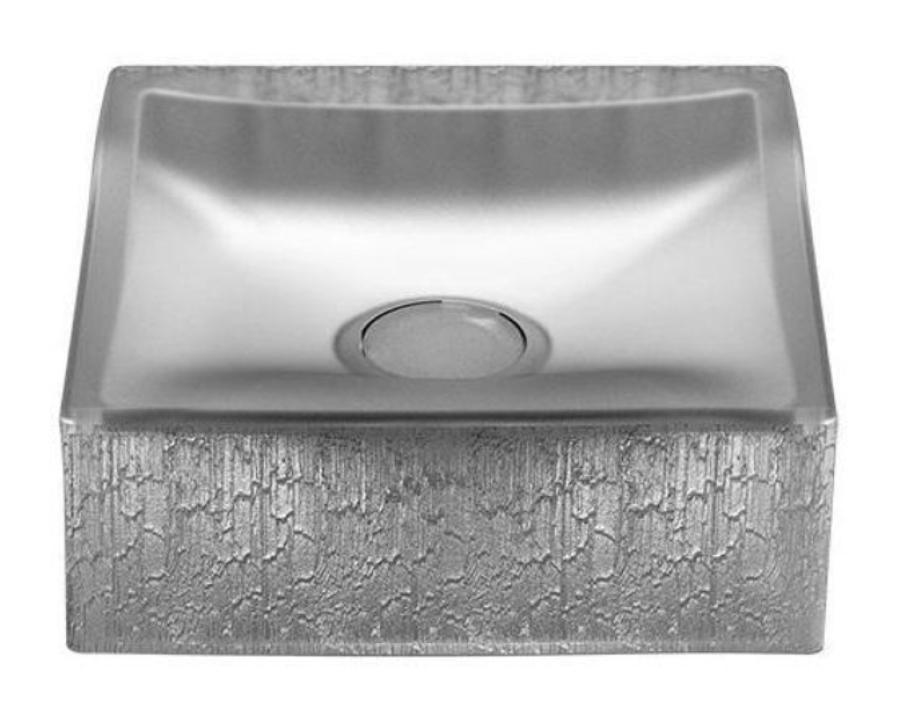 Раковина Gessi Incastri, накладная, 75601-561, 410 х 410 мм, цвет Ghiaccio
